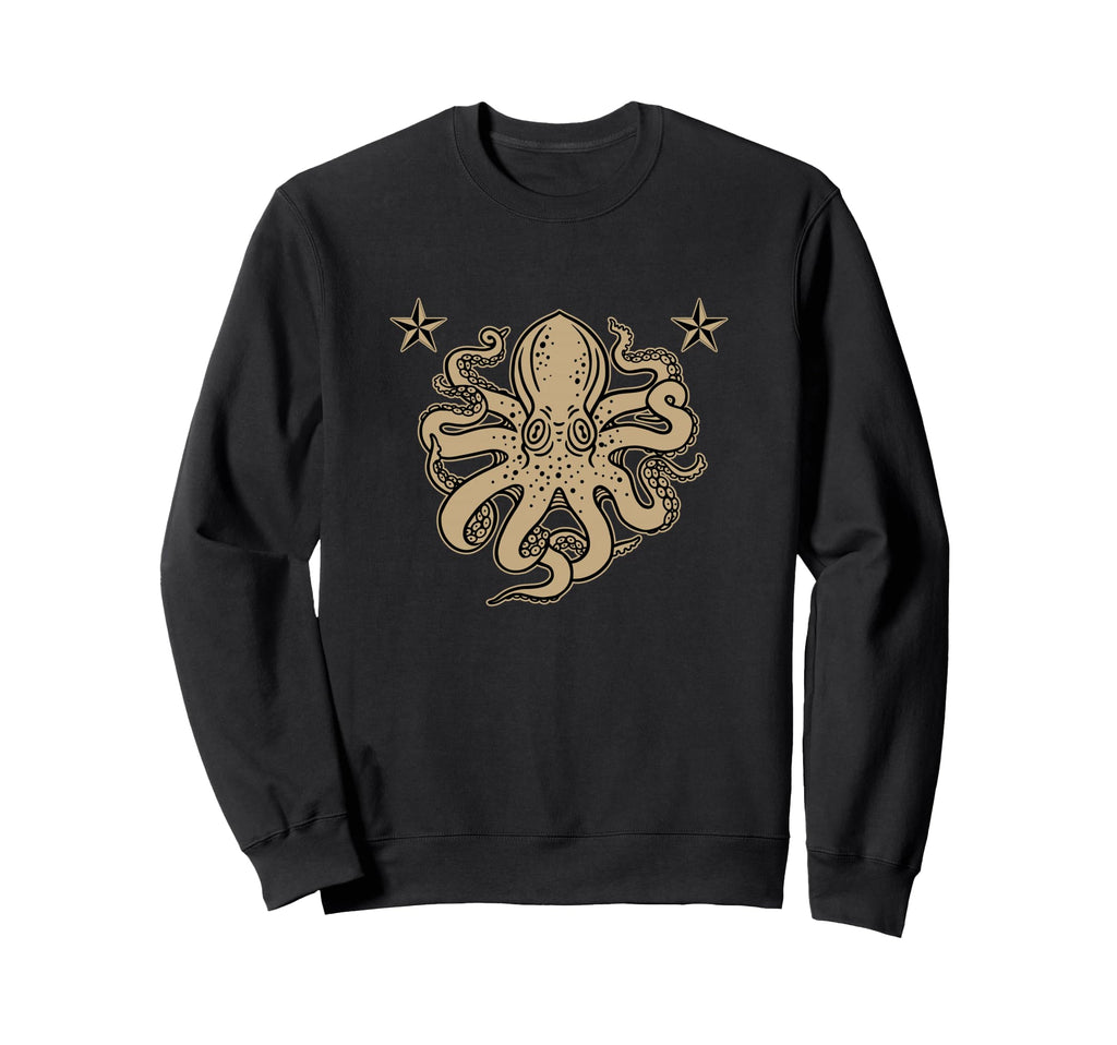 Octopus American Traditional Sweatshirt - Streetwear Style Men Women - T-Shirt, Sweatshirt, Hoodie