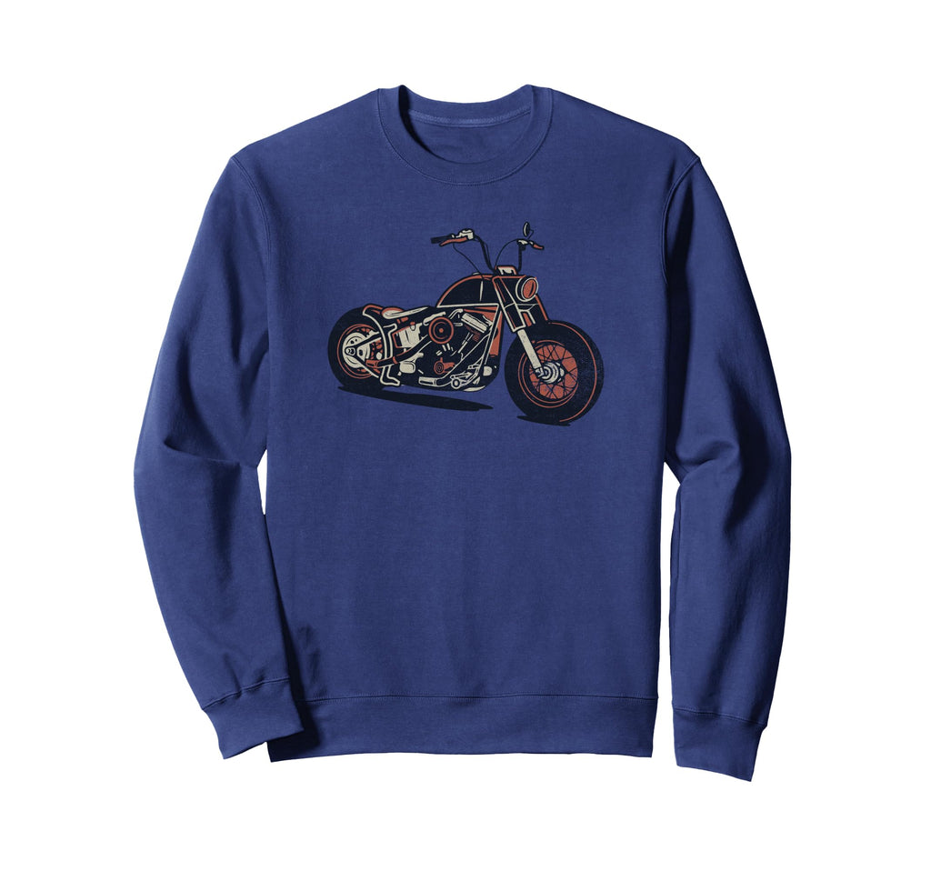Color Muted Motorcycle Sweatshirt - Novelty Apparel Men Women - T-Shirt, Sweatshirt, Hoodie