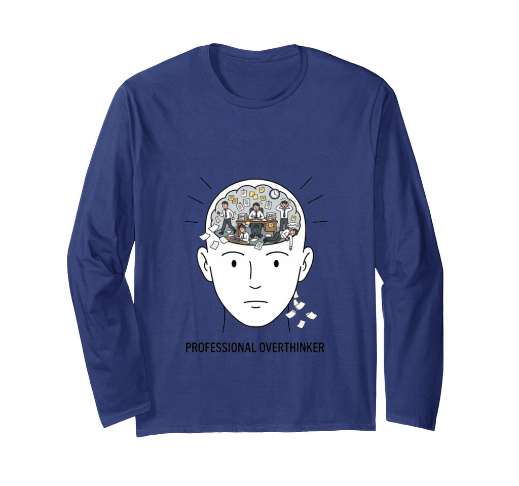 Professional Overthinker T-Shirt - Minimalist Print for Adults - T-Shirt, Sweatshirt, Hoodie