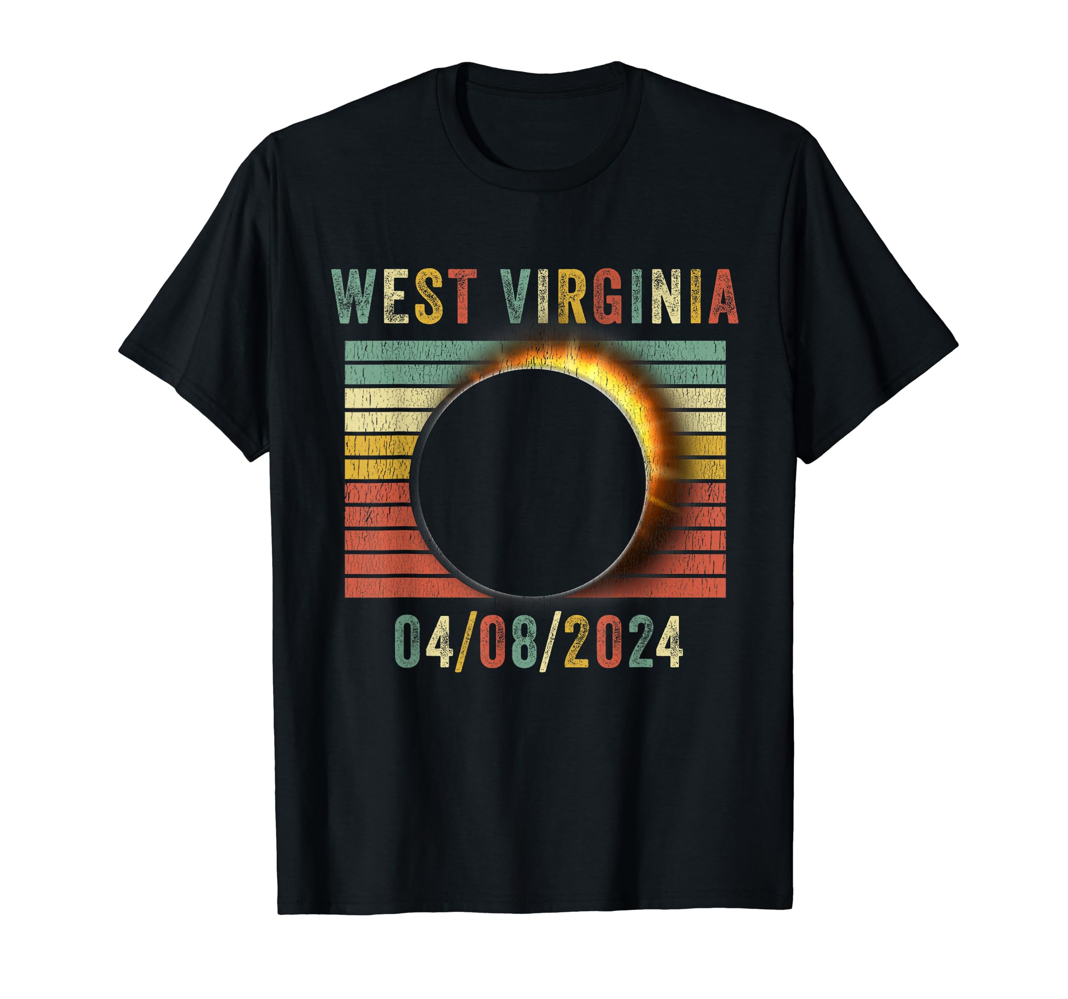 Total Solar Eclipse April 8 2024 T-Shirt - Minimalist Print for Adults - T-Shirt, Sweatshirt, Hoodie