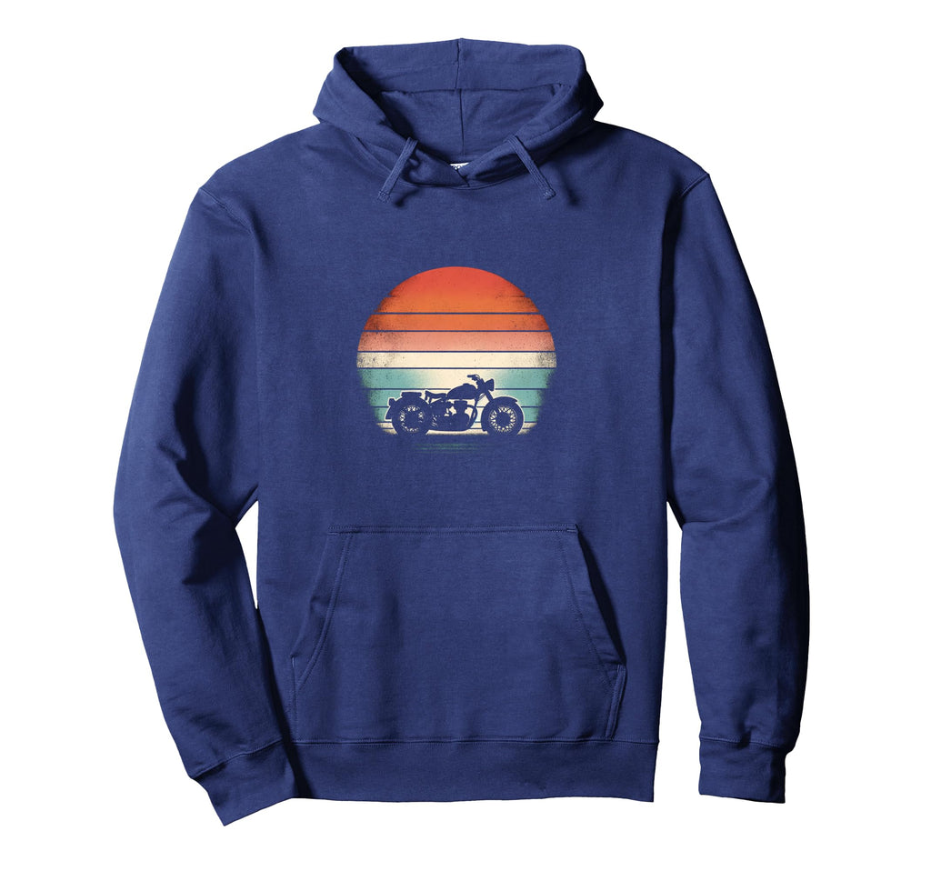 Motorcycle Sunset Hoodie - Unique Graphic Unisex - T-Shirt, Sweatshirt, Hoodie