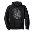 King Skull Skeleton Party Halloween Hoodie - Novelty Apparel for Adults - T-Shirt, Sweatshirt, Hoodie