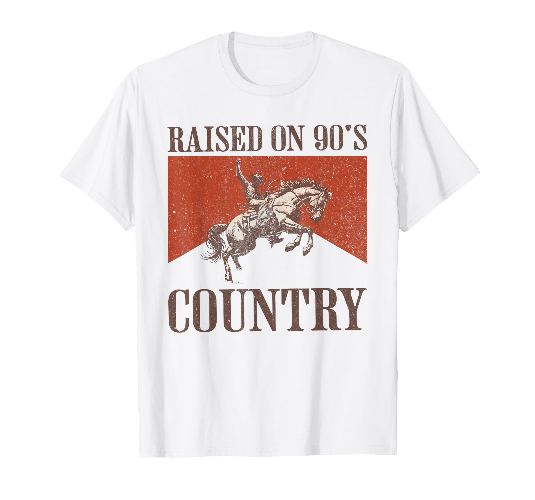 Cowboy Horseback Western Rodeo T-Shirt - Fun Novelty Design for Adults - T-Shirt, Sweatshirt, Hoodie