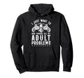 Motorcycle Biker I Just Want To Ride And Hoodie - Novelty Apparel Unisex - T-Shirt, Sweatshirt, Hoodie