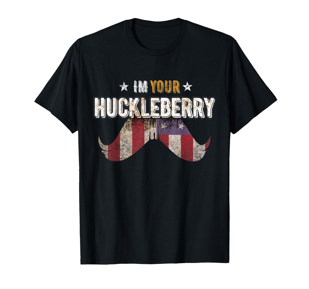 Im Your Huckleberry Usa Mustache Movie T-Shirt - Unique Graphic Men Women - T-Shirt, Sweatshirt, Hoodie
