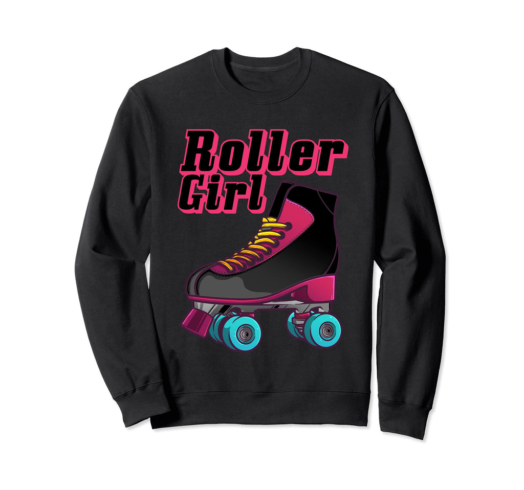 Funny Roller Skate Designs 70S 80S Sweatshirt - Graphic Print Unisex - T-Shirt, Sweatshirt, Hoodie
