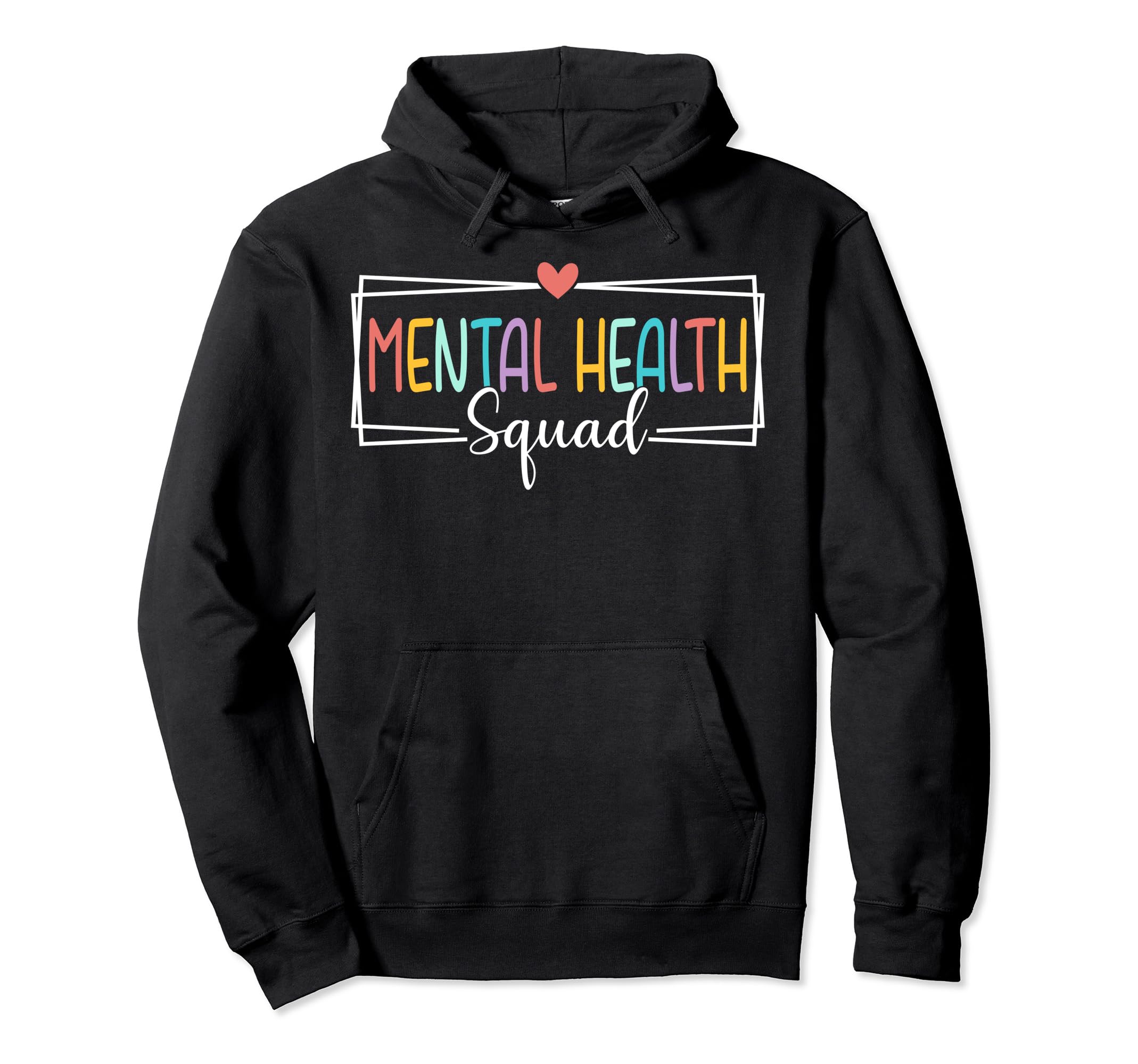 Mental Health Squad Mental Health Hoodie - Minimalist Print Men Women - T-Shirt, Sweatshirt, Hoodie