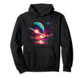 Vaporwave Solar System 80S Synthwave Hoodie - Minimalist Print Unisex - T-Shirt, Sweatshirt, Hoodie