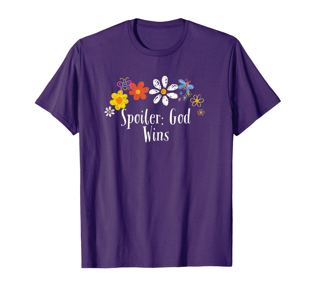Floral Artwork Art Spoiler God Wins T-Shirt - Streetwear Style for Adults - T-Shirt, Sweatshirt, Hoodie