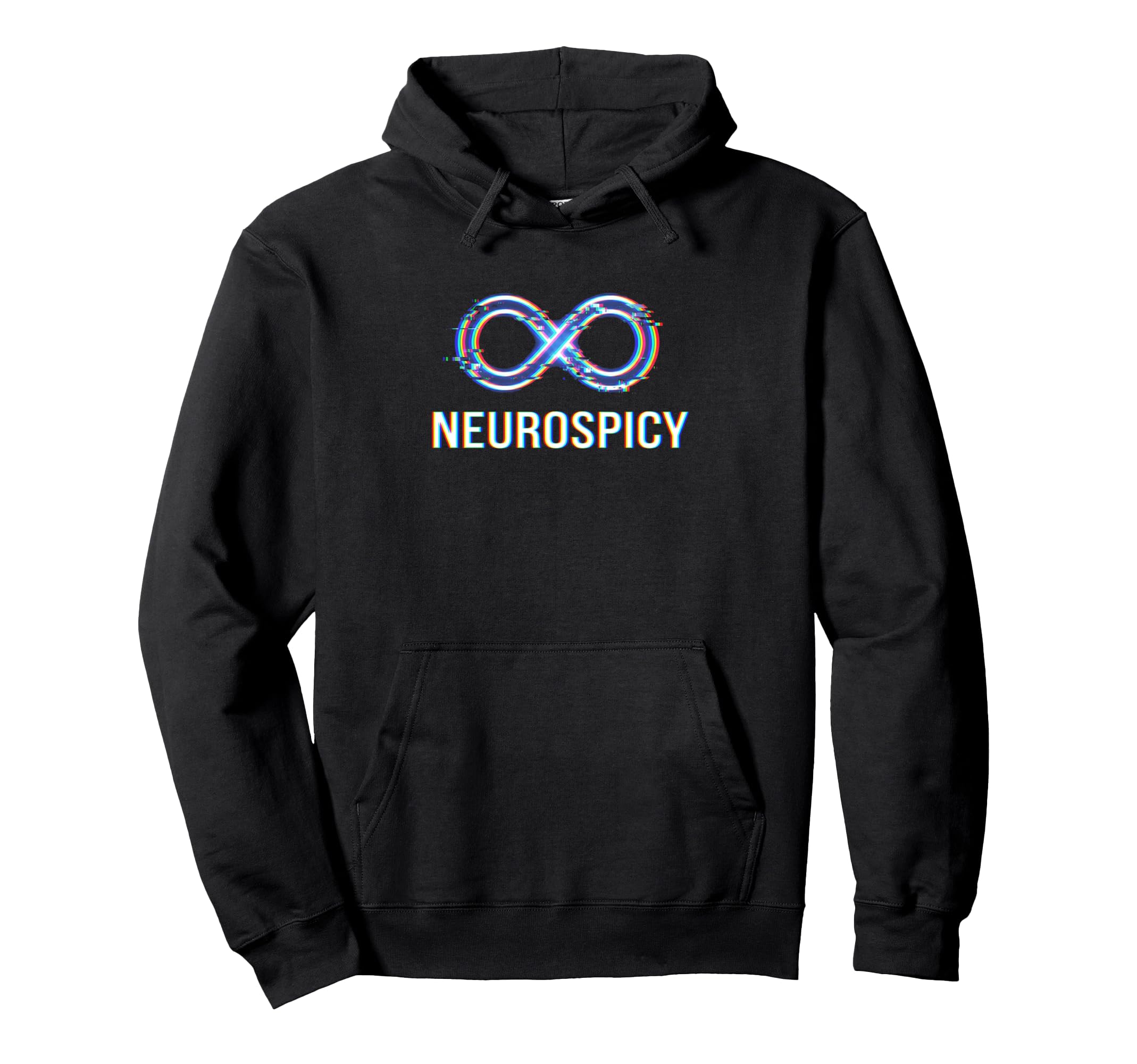 Neurospicy Infinity Loop Autism Adhd Hoodie - Aesthetic Graphic Men Women - T-Shirt, Sweatshirt, Hoodie