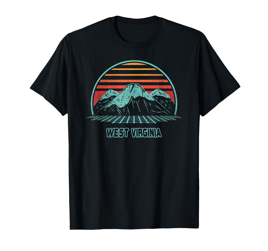 West Virginia Mountain Hiking 80S T-Shirt - Graphic Print Men Women - T-Shirt, Sweatshirt, Hoodie