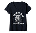 Womens Funny Bear Overthinkers And T-Shirt - Unique Graphic Men Women - T-Shirt, Sweatshirt, Hoodie