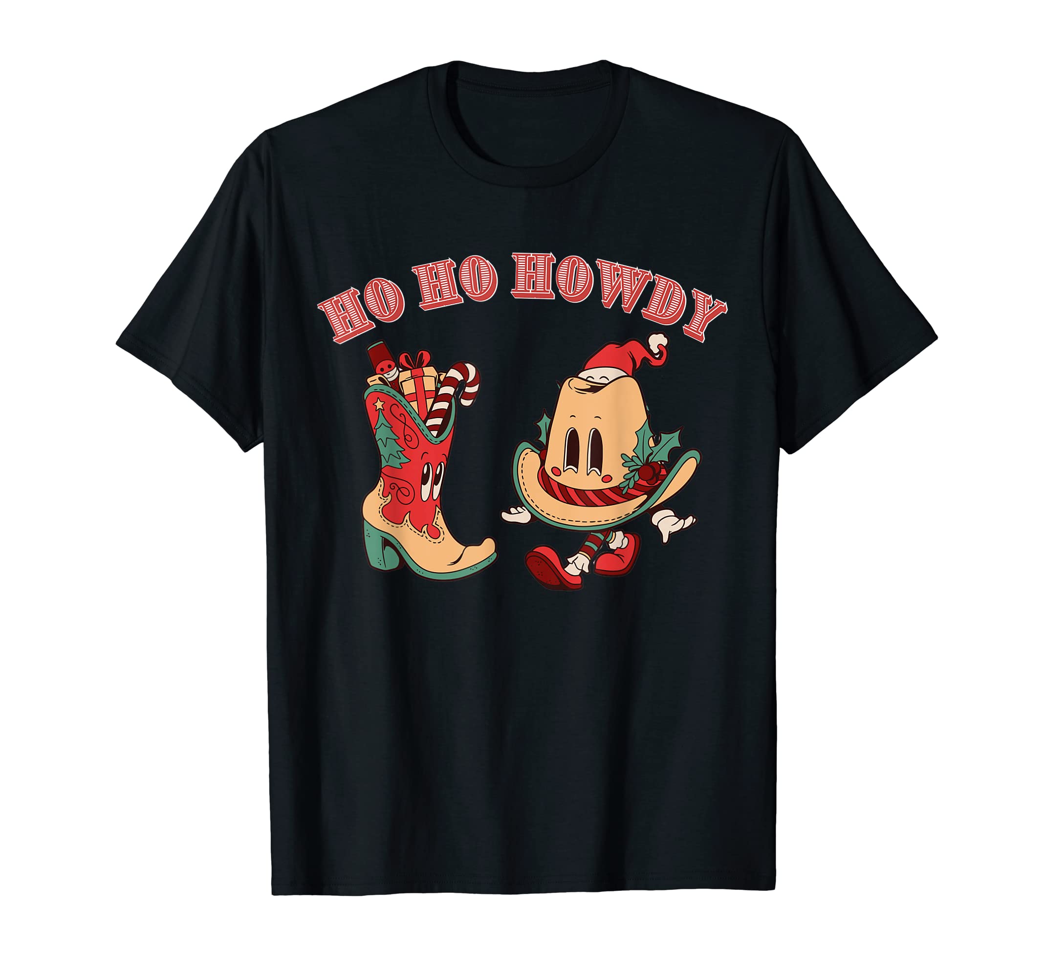 Western Aesthetic Howdy Cowboy Hat T-Shirt - Graphic Print Unisex - T-Shirt, Sweatshirt, Hoodie