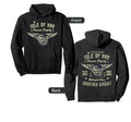 Isle Tt Races Winged Wheel Hoodie - Casual Everyday Wear Men Women - T-Shirt, Sweatshirt, Hoodie