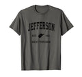 Jefferson West Virginia Wv Athletic T-Shirt - Minimalist Print for Adults - T-Shirt, Sweatshirt, Hoodie