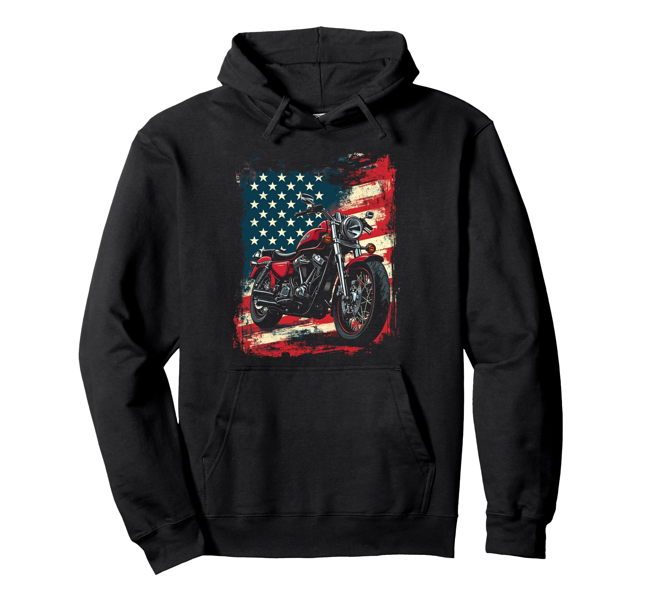 Motorcycle Hoodie - Minimalist Print for Adults - T-Shirt, Sweatshirt, Hoodie