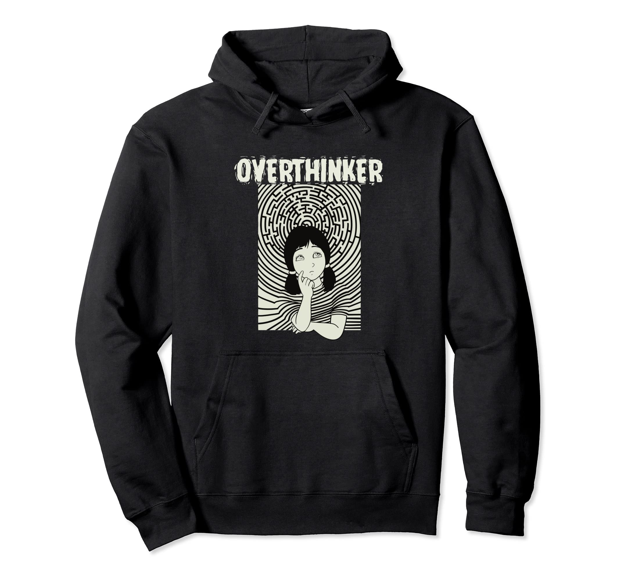 Overthinker Let Me Overthink About It Hoodie - Casual Everyday Wear Unisex - T-Shirt, Sweatshirt, Hoodie