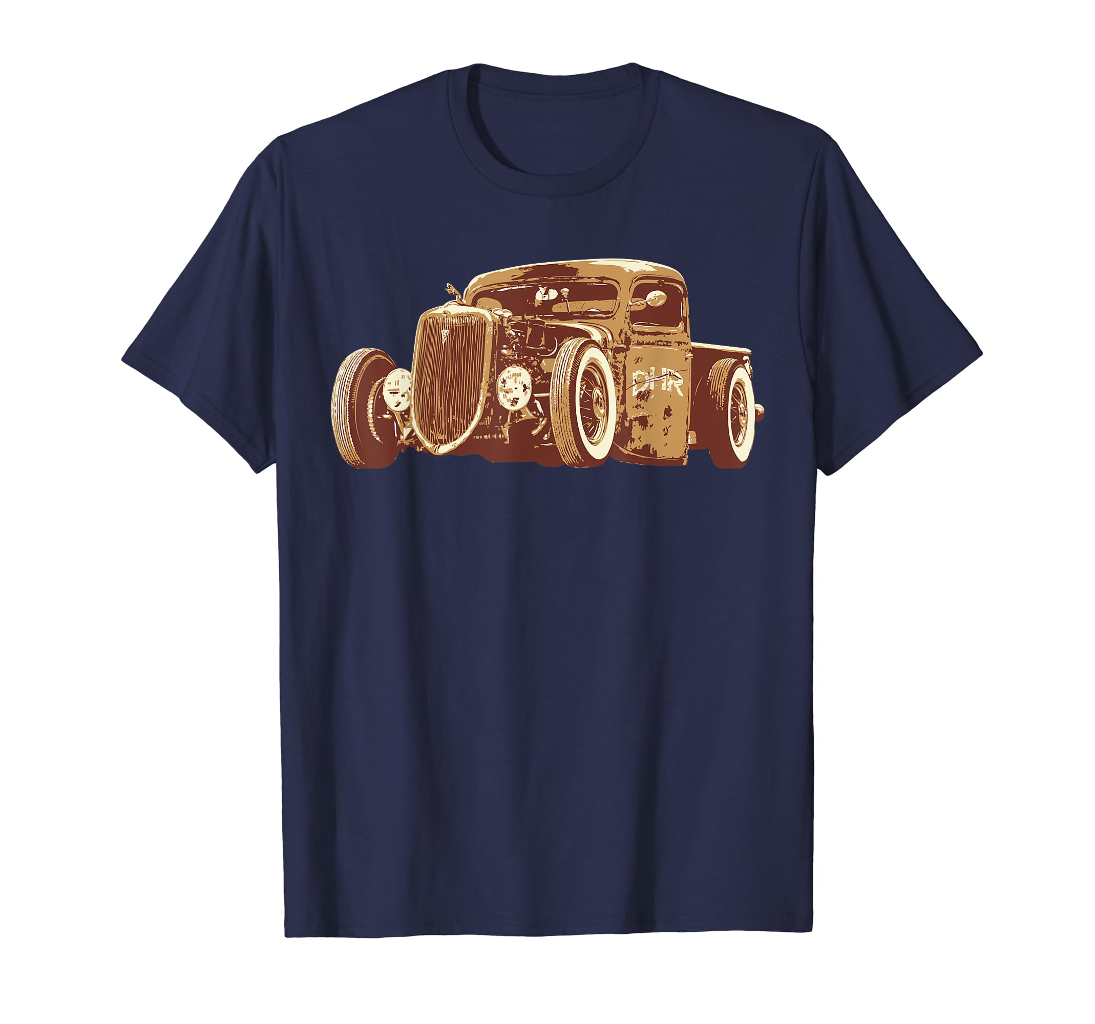 Hotrod Rock Roll Car T-Shirt - Custom Art Print for Adults - T-Shirt, Sweatshirt, Hoodie