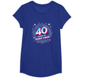 40 Years Pure Vibes Birthday Gift T-Shirt - Graphic Print for Adults - T-Shirt, Sweatshirt, Hoodie