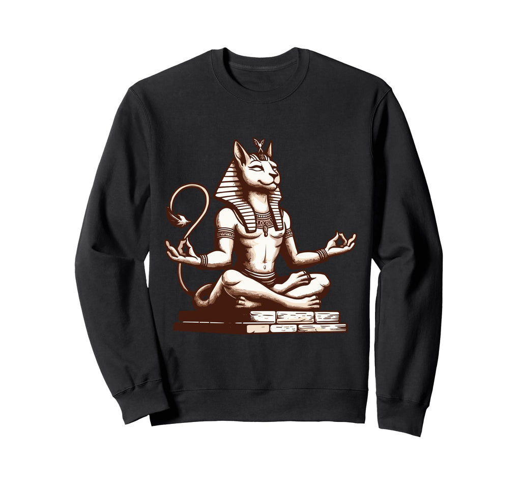 Meditation Sphynx Yoga Pose Sweatshirt - Novelty Apparel for Adults - T-Shirt, Sweatshirt, Hoodie