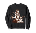 Meditation Sphynx Yoga Pose Sweatshirt - Novelty Apparel for Adults - T-Shirt, Sweatshirt, Hoodie