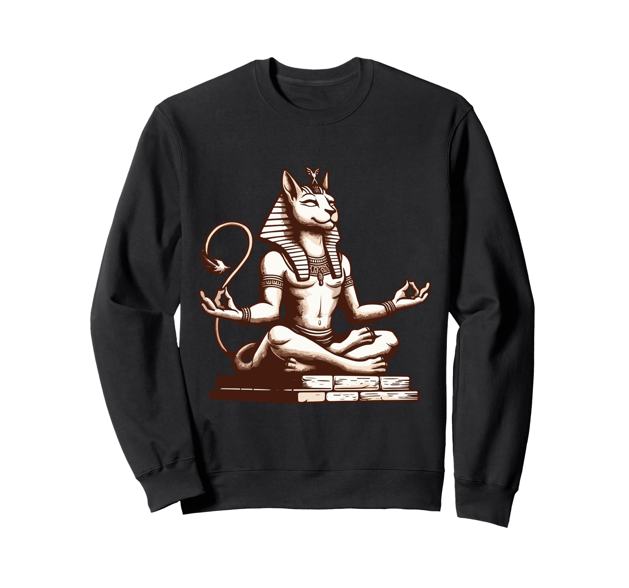 Meditation Sphynx Yoga Pose Sweatshirt - Novelty Apparel for Adults - T-Shirt, Sweatshirt, Hoodie