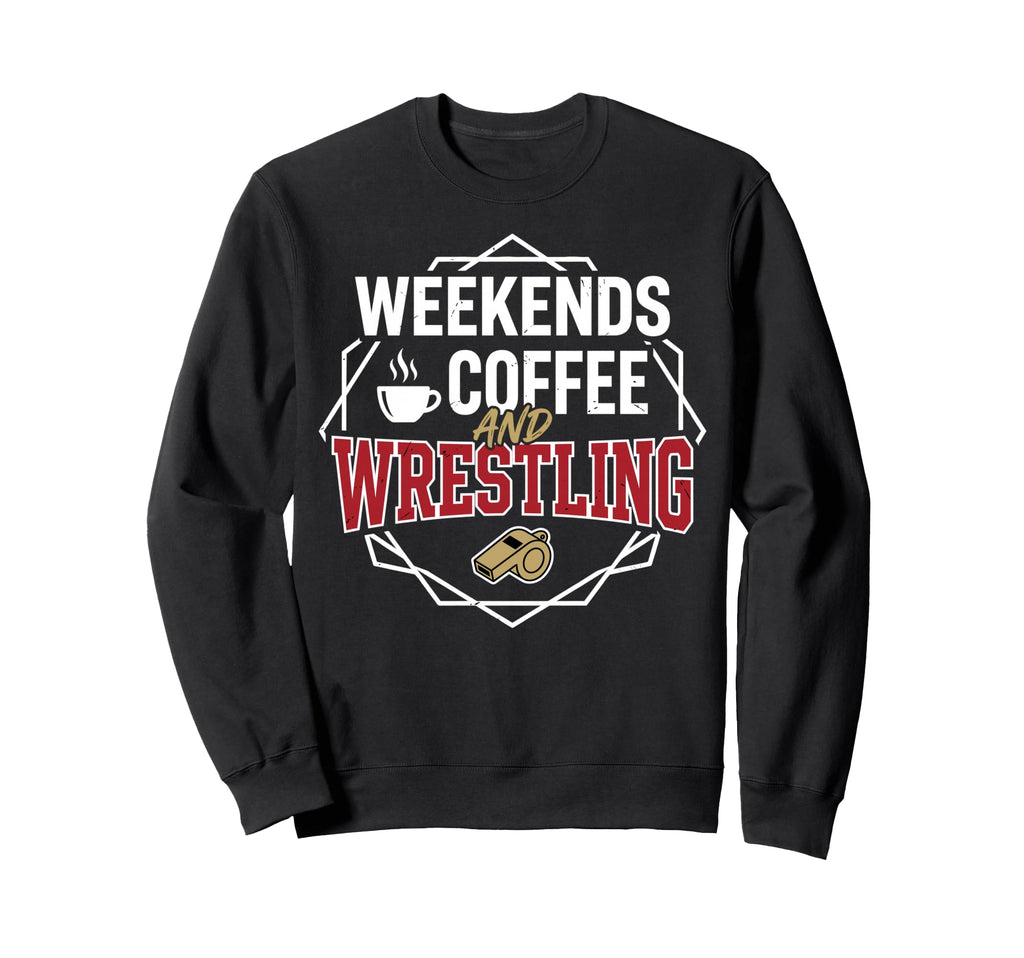 Coffee And Wrestling Cup And Sweatshirt - Aesthetic Graphic Men Women - T-Shirt, Sweatshirt, Hoodie