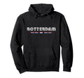 Rotterdam Netherlands 70S 80S Type Hoodie - Minimalist Print Men Women - T-Shirt, Sweatshirt, Hoodie