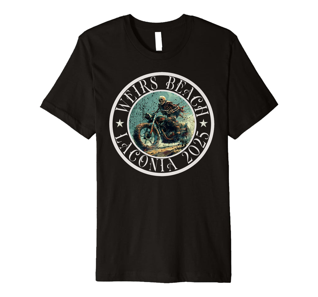 Laconia Bike Rally 2025 Weirs Beach Nh T-Shirt - Trendy Graphic for Adults - T-Shirt, Sweatshirt, Hoodie