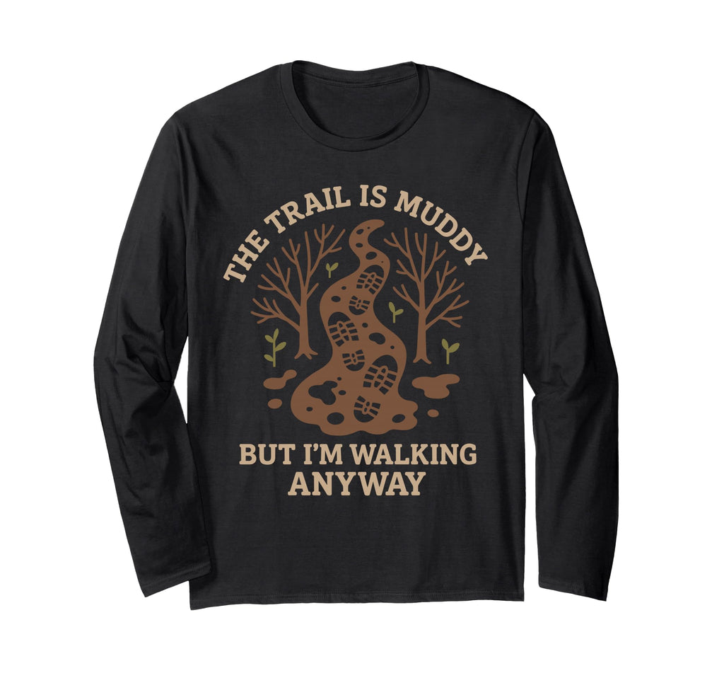 Forest Walk Overthinker Mental Reset T-Shirt - Unique Graphic Men Women - T-Shirt, Sweatshirt, Hoodie