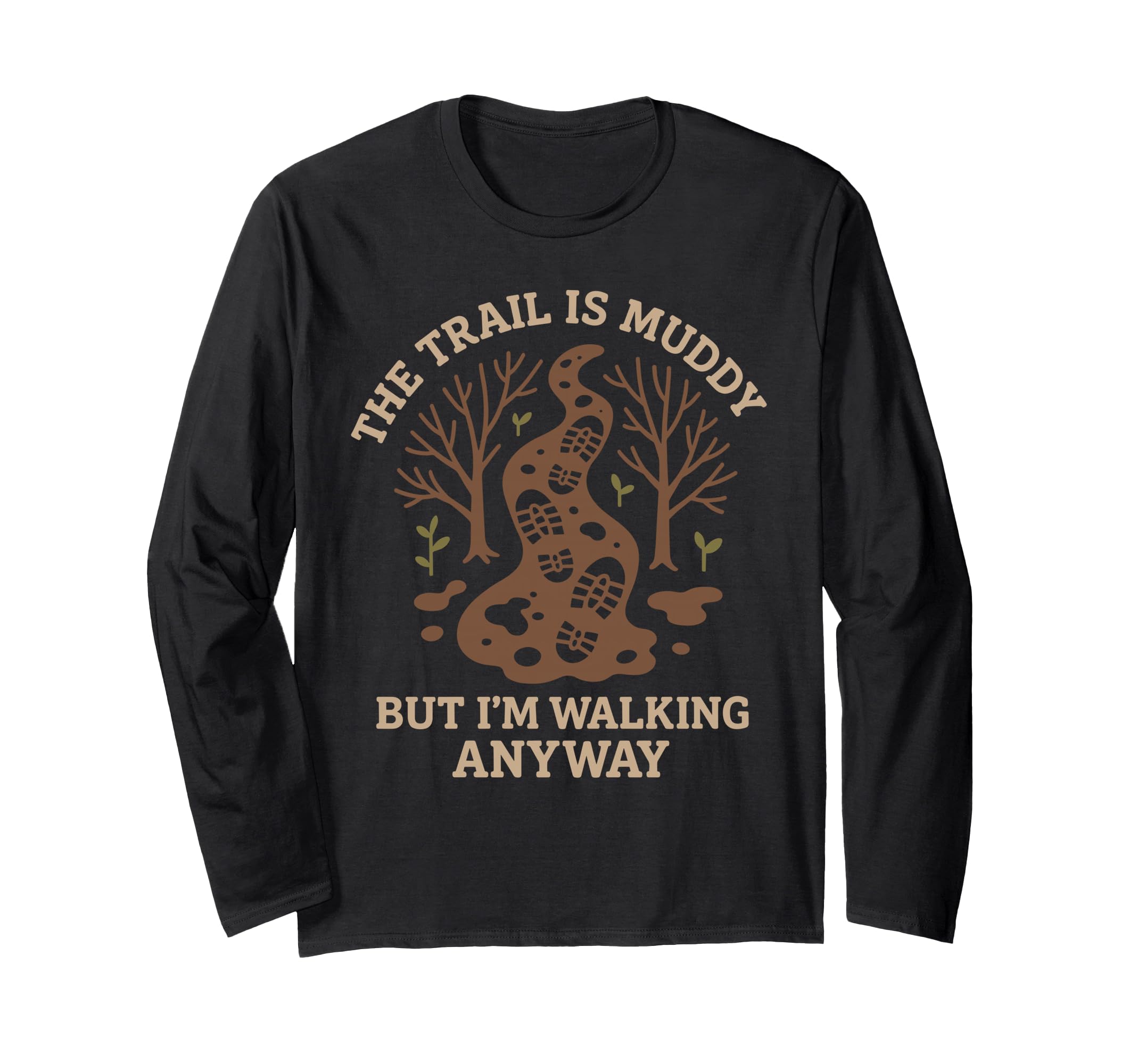 Forest Walk Overthinker Mental Reset T-Shirt - Unique Graphic Men Women - T-Shirt, Sweatshirt, Hoodie