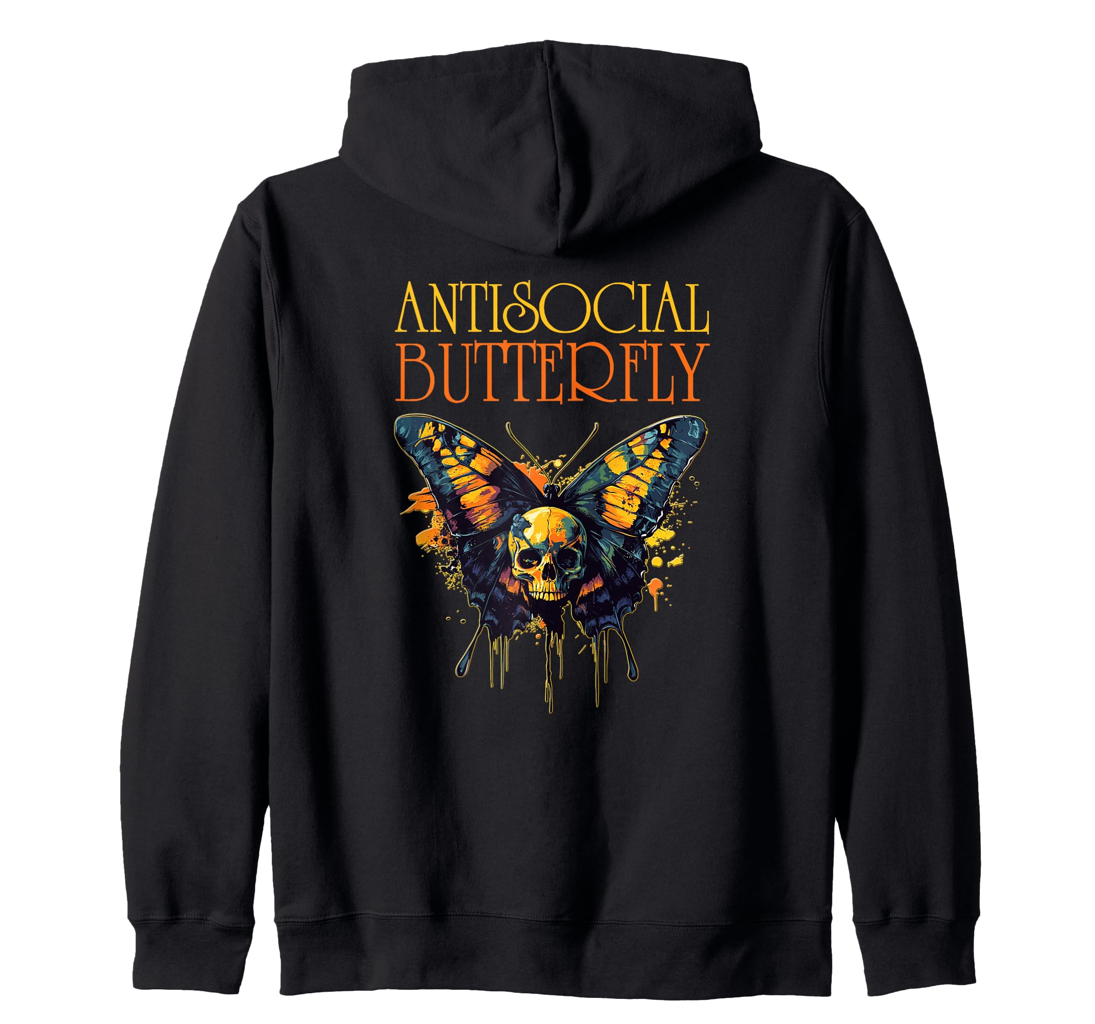 Antisocial Butterfly Gift Sweatshirt - Graphic Print for Adults - T-Shirt, Sweatshirt, Hoodie