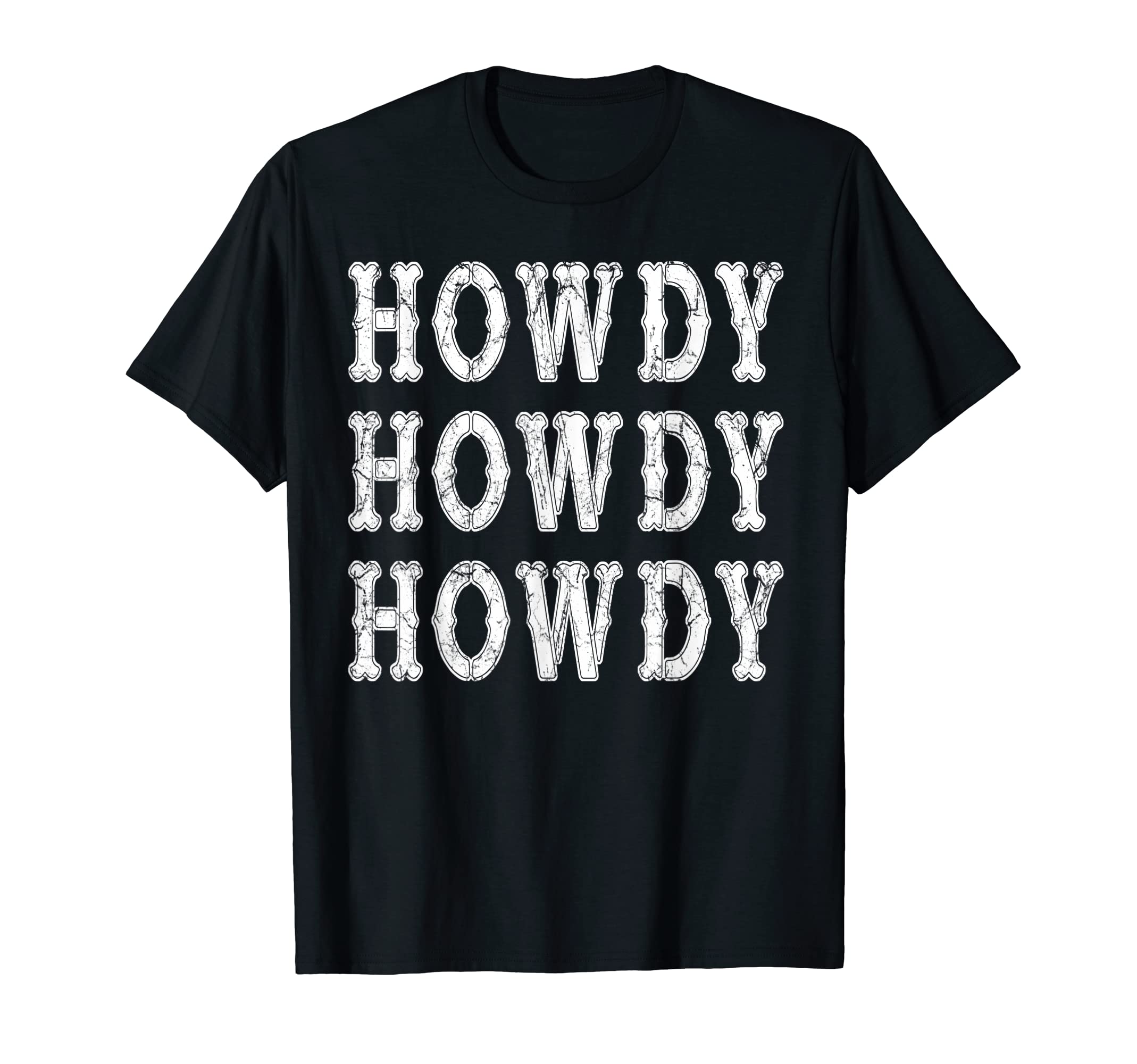 White Howdy Rodeo Western Country T-Shirt - Unique Graphic Men Women - T-Shirt, Sweatshirt, Hoodie