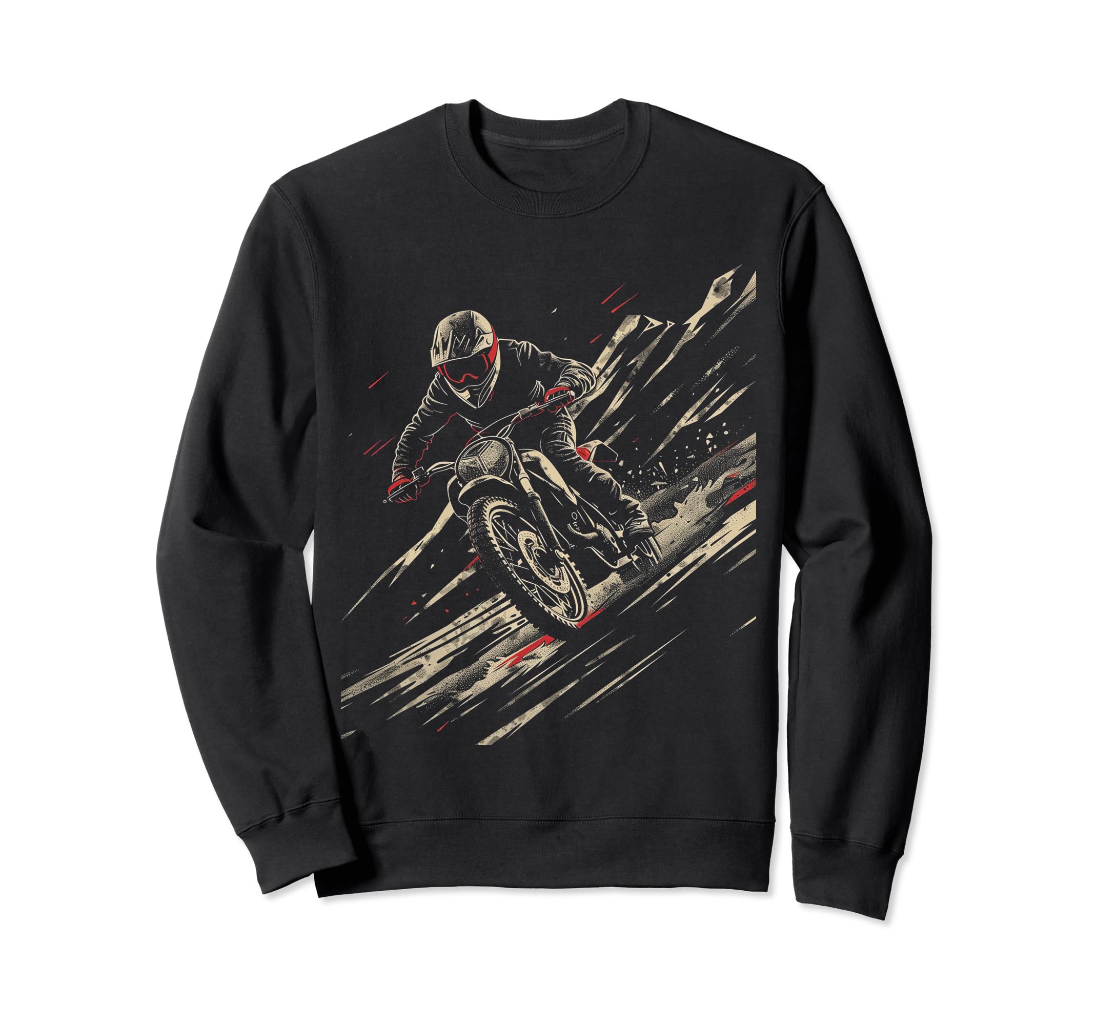 Downhill Race Motorcycle Gift T-Shirt - Novelty Apparel Men Women - T-Shirt, Sweatshirt, Hoodie