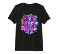 Futuristic Jester Synthwave Cityscape T-Shirt - Unique Graphic for Adults - T-Shirt, Sweatshirt, Hoodie