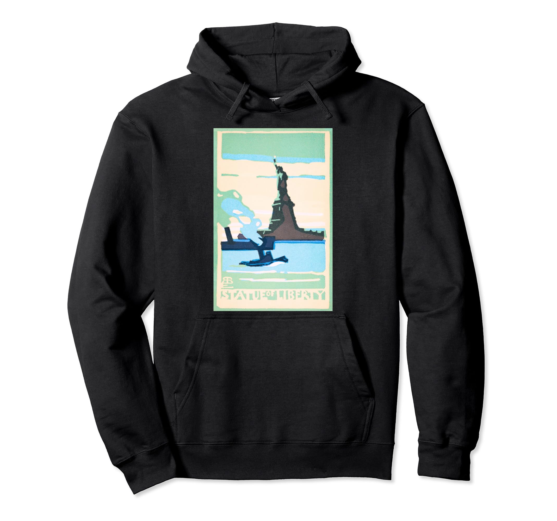 Postcard New York Hoodie - Graphic Print Men Women - T-Shirt, Sweatshirt, Hoodie