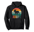 French Bulldog Adoption Sunset Adopt Hoodie - Trendy Graphic Unisex - T-Shirt, Sweatshirt, Hoodie
