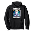 Ghost Meditation Spiritual Halloween Hoodie - Casual Everyday Wear Unisex - T-Shirt, Sweatshirt, Hoodie