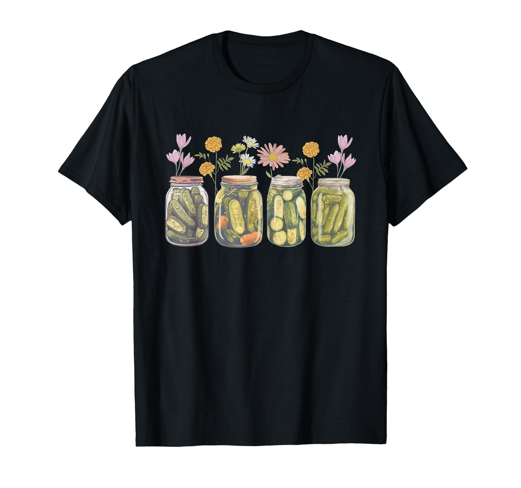 Canned Pickles Wildflower Canning T-Shirt - Unique Graphic for Adults - T-Shirt, Sweatshirt, Hoodie