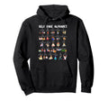 Self Care Alphabet Modern Female Hoodie - Streetwear Style Men Women - T-Shirt, Sweatshirt, Hoodie