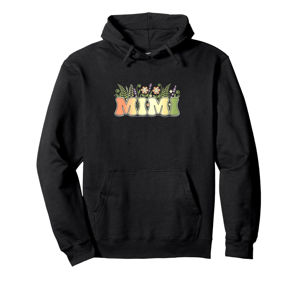 Mimi Groovy Floral Vintages 90S Art Hoodie - Graphic Print for Adults - T-Shirt, Sweatshirt, Hoodie