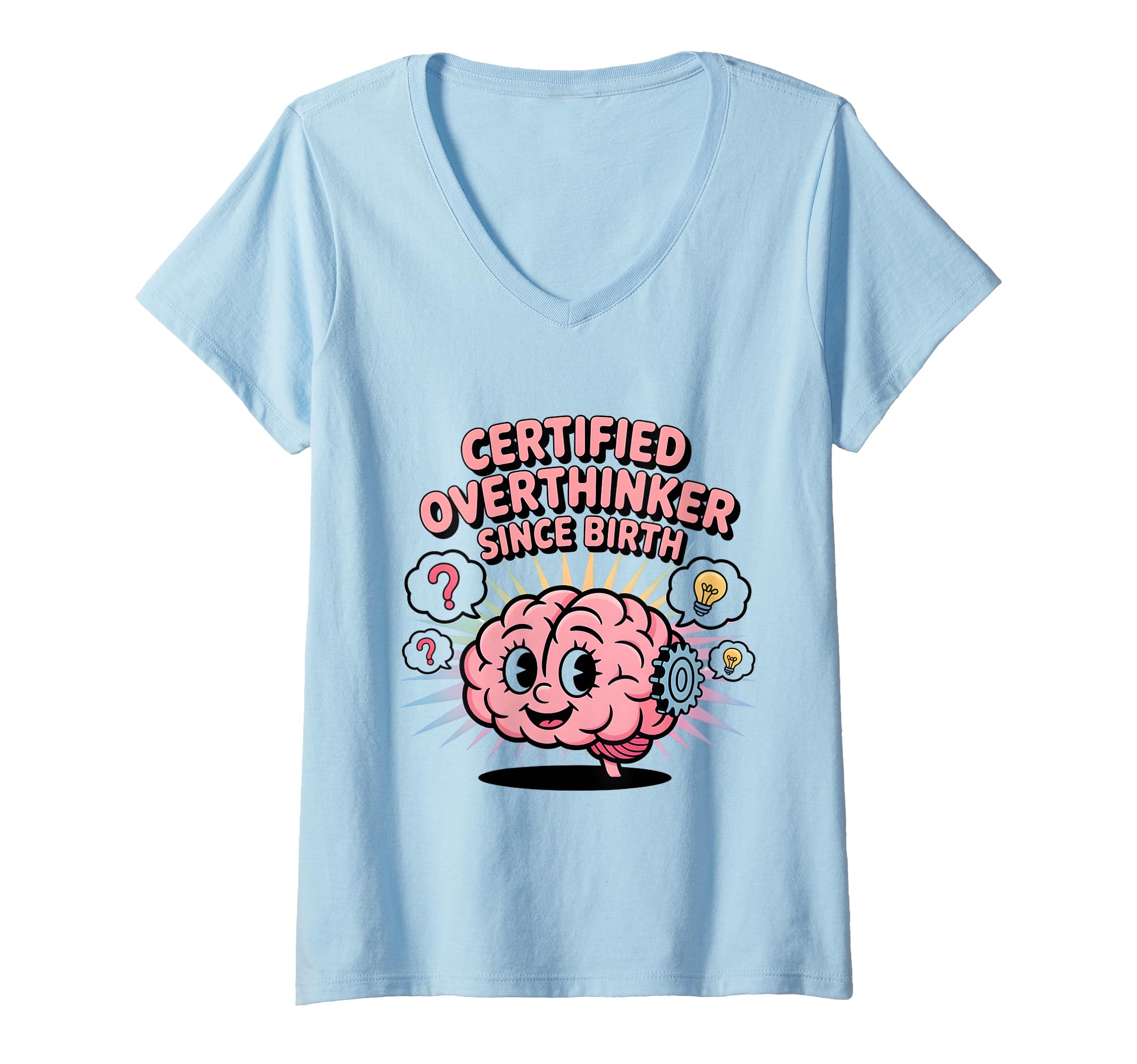 Womens Certified Overthinker Since T-Shirt - Novelty Apparel Men Women - T-Shirt, Sweatshirt, Hoodie