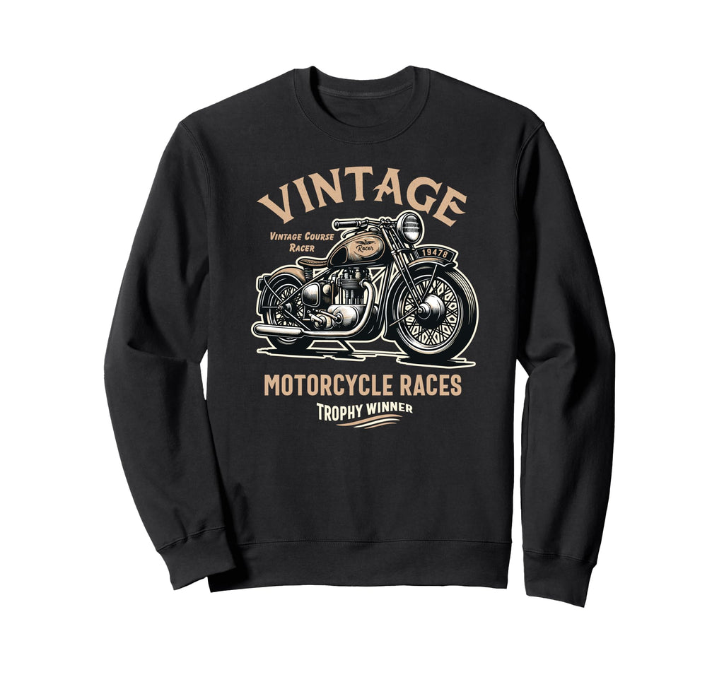 Motorcycle Racing Enthusiast Biker Sweatshirt - Casual Everyday Wear Unisex - T-Shirt, Sweatshirt, Hoodie