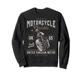 Biker Uk British 65 Kingdom Custom Sweatshirt - Graphic Print Men Women - T-Shirt, Sweatshirt, Hoodie