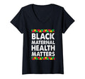 Womens Black Maternal Health T-Shirt - Fun Novelty Design for Adults - T-Shirt, Sweatshirt, Hoodie