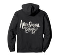 Anti Social Butterfly Hoodie - Custom Art Print for Adults - T-Shirt, Sweatshirt, Hoodie