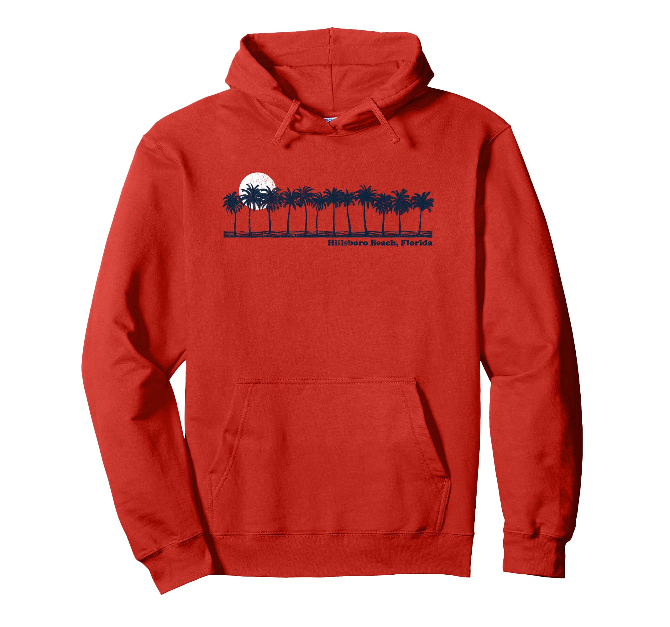 Hillsboro Beach 70S Throwback Hoodie - Graphic Print Men Women - T-Shirt, Sweatshirt, Hoodie