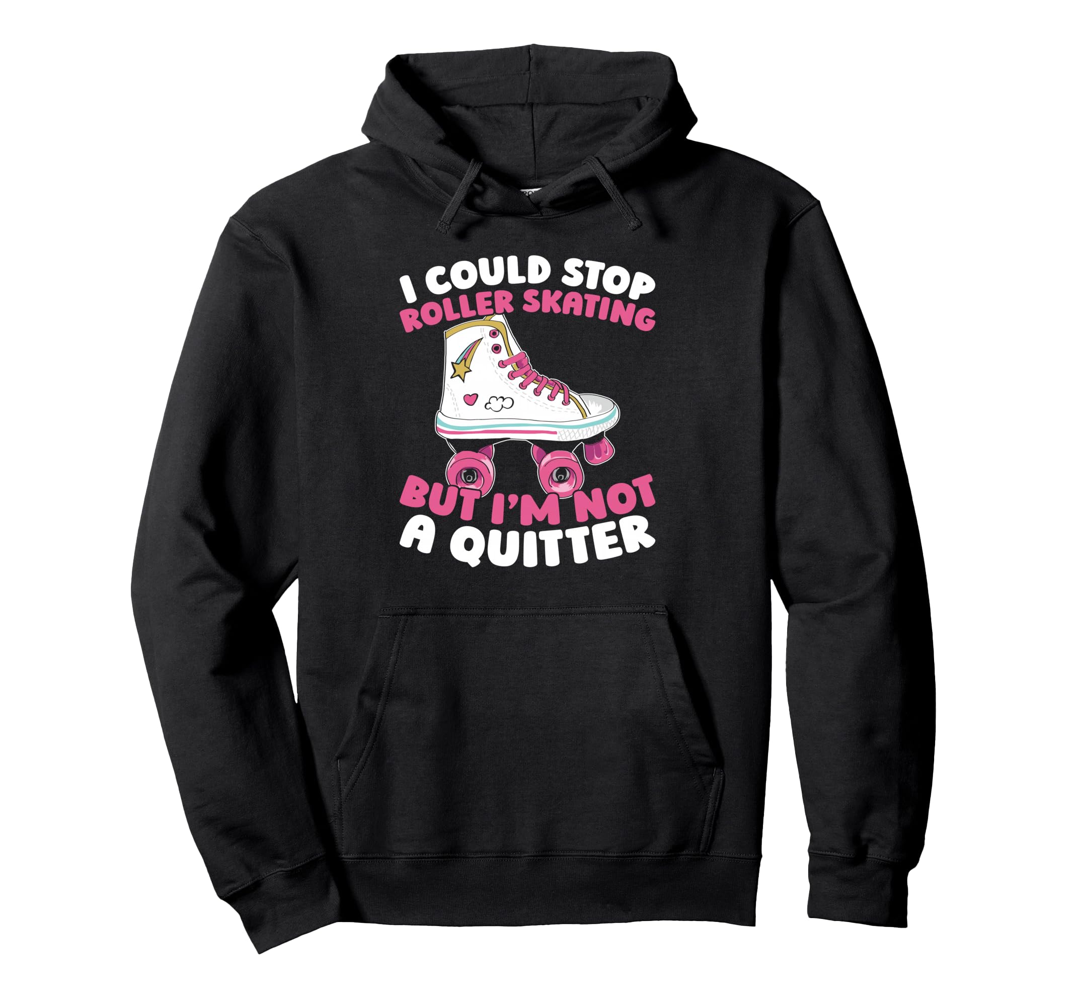 Skates Skater Roller Skating Hoodie - Casual Everyday Wear Men Women - T-Shirt, Sweatshirt, Hoodie