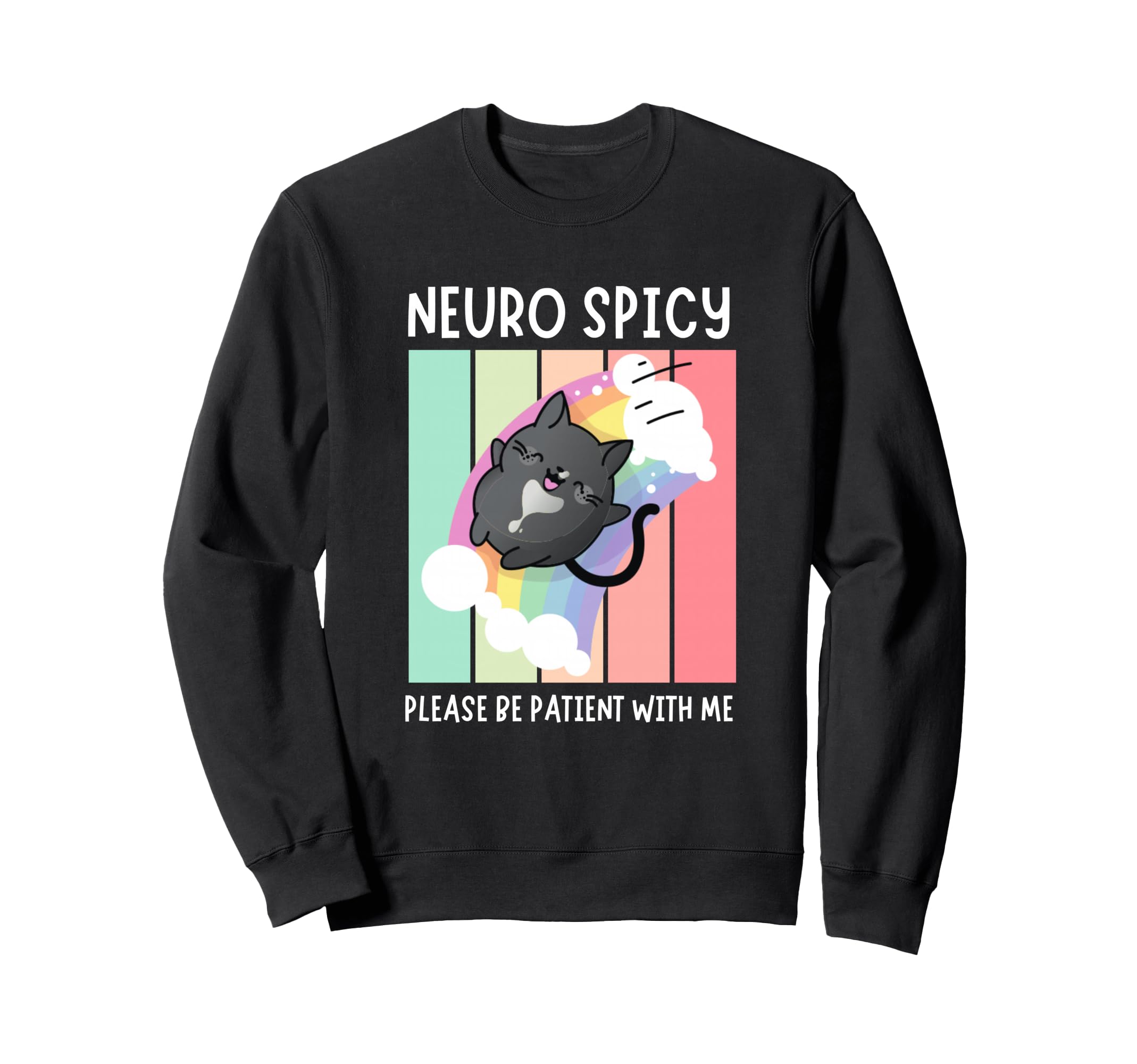 Neuro Spicy Adhd Asd Autism Dyslexia Sweatshirt - Graphic Print Men Women - T-Shirt, Sweatshirt, Hoodie