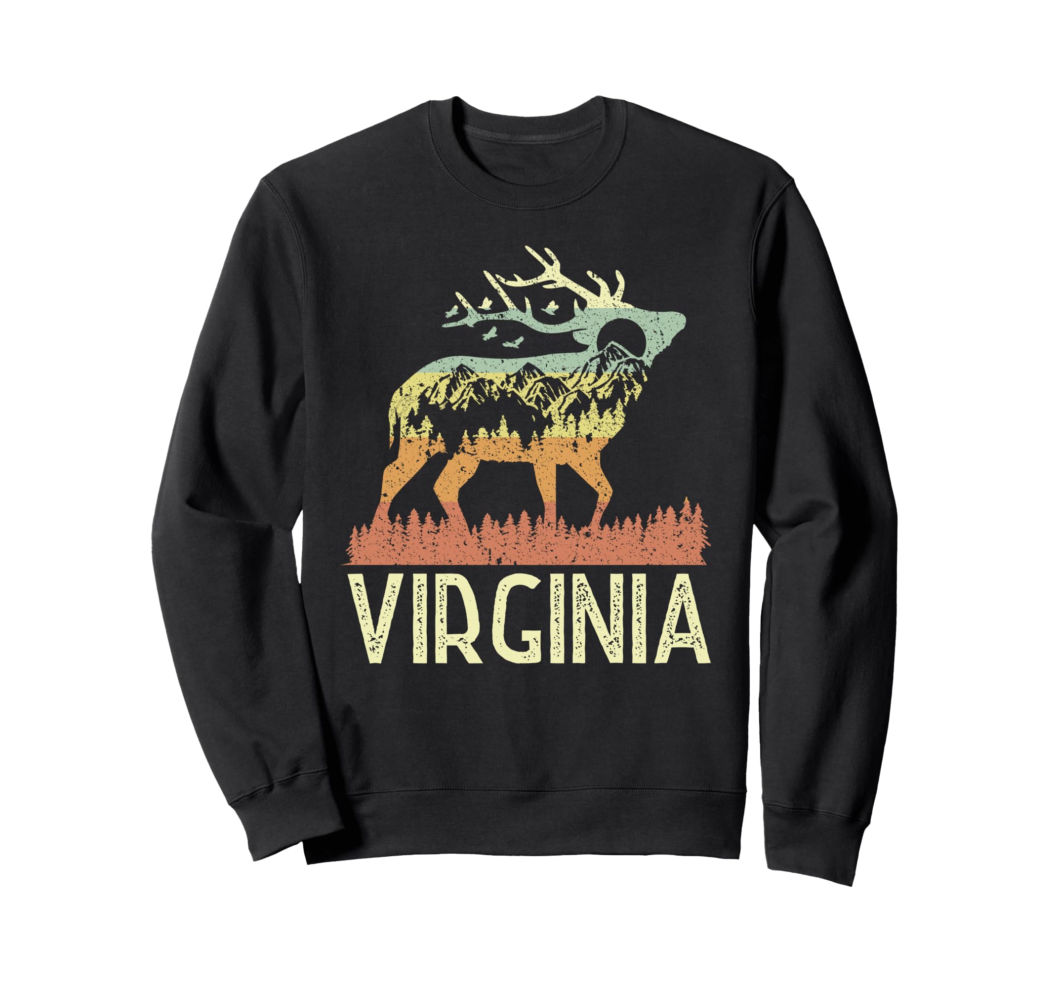 Virginia 70S 80S Nature Sweatshirt - Minimalist Print Men Women - T-Shirt, Sweatshirt, Hoodie
